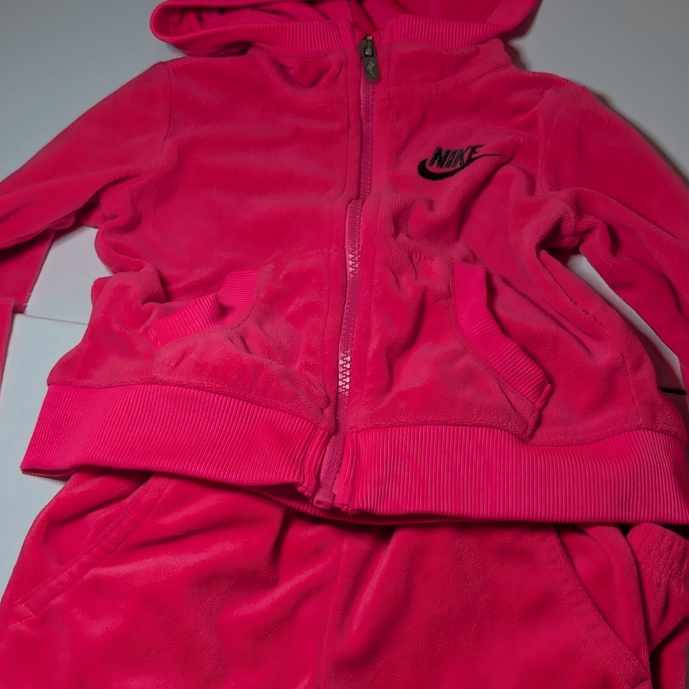 Nike Pink Hoodie and Pants Set